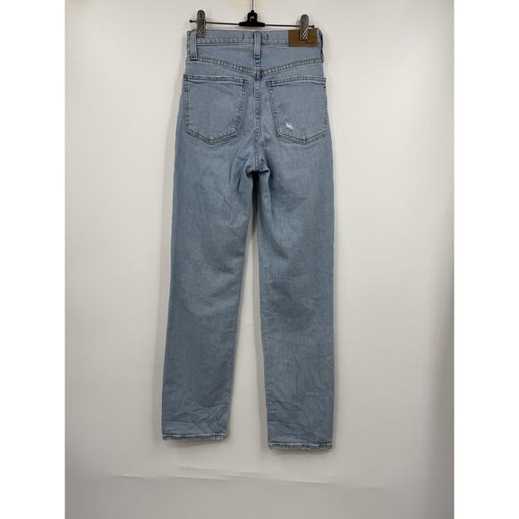 Madewell The Perfect Vintage Jean‎ Womens Distressed Light Wash High Rise Sz 23 - Picture 5 of 8